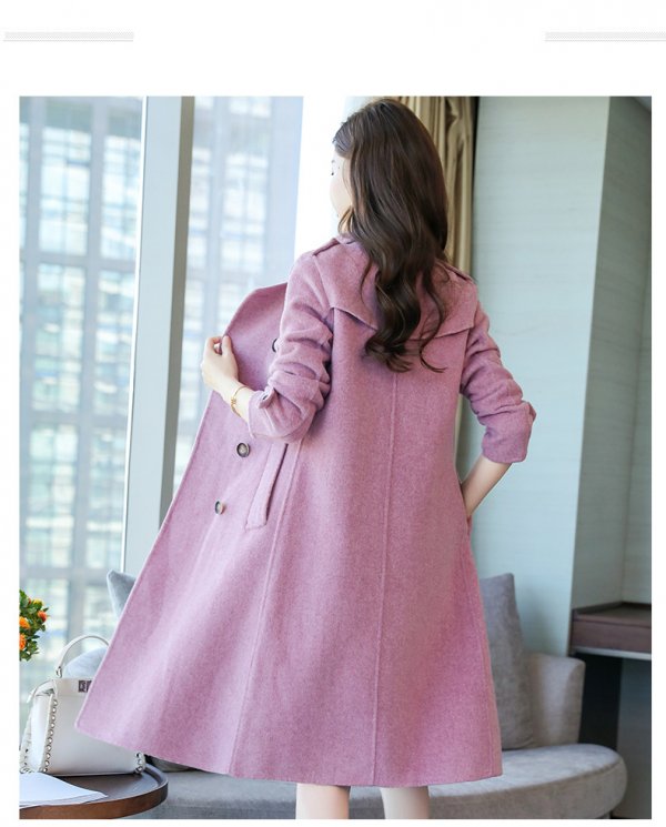 Women's woolen coat