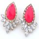 Women synthetic diamond stud earrings earrings, zircon, stones fall fashion colors