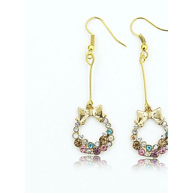 Women Crystal earrings, diamond, fashion steel applicable, rhinestones, crystals