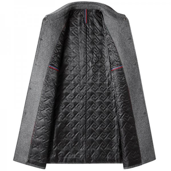 Coat Autumn And Winter Mid-length Men's Woolen Coat