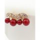 Woman crystal earrings, imitation pearls, rhinestones, fashion steel applicable, rhinestones, crystals