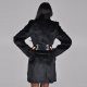 Women's Faux Mink Fur Coat Faux Fox Fur Coat