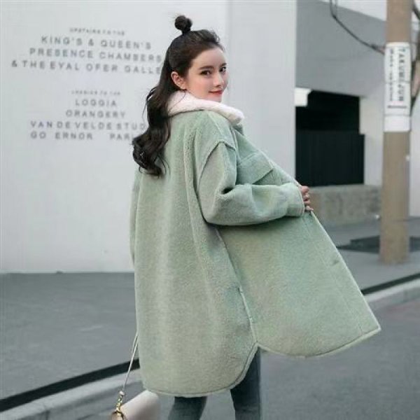 Coat Autumn And Winter Women's Mid-length Woolen Coat