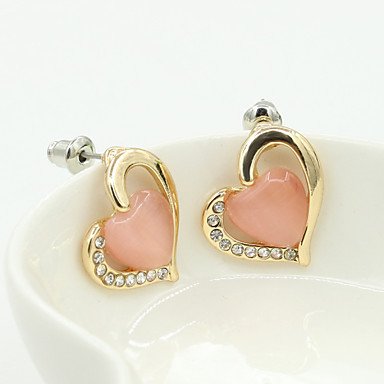 Women Crystal earrings, diamond, fashion, pink, rhinestone, crystal