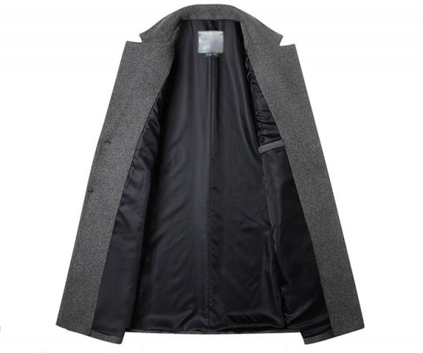 Casual Woolen Coat Men's Coat Windbreaker